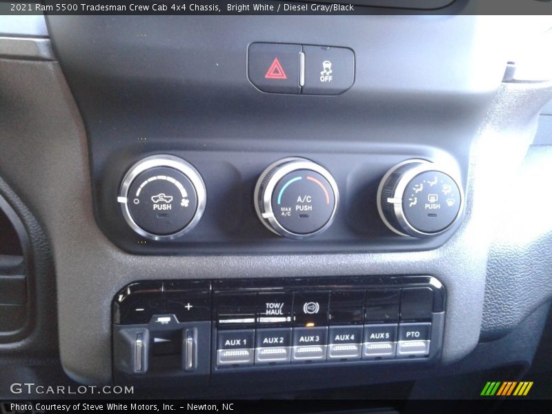Bright White / Diesel Gray/Black 2021 Ram 5500 Tradesman Crew Cab 4x4 Chassis