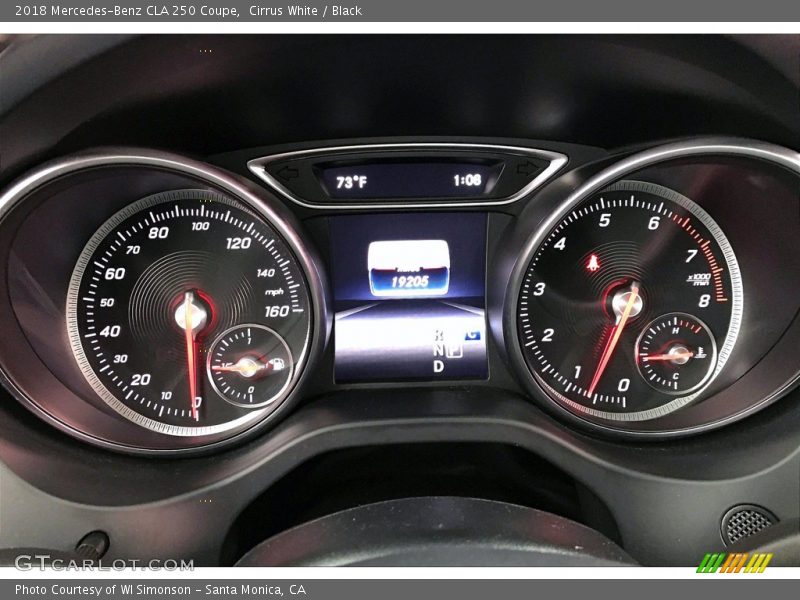 Cirrus White / Black 2018 Mercedes-Benz CLA 250 Coupe