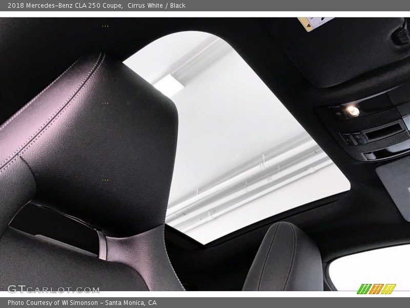Cirrus White / Black 2018 Mercedes-Benz CLA 250 Coupe