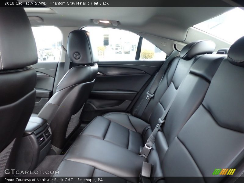 Phantom Gray Metallic / Jet Black 2018 Cadillac ATS AWD