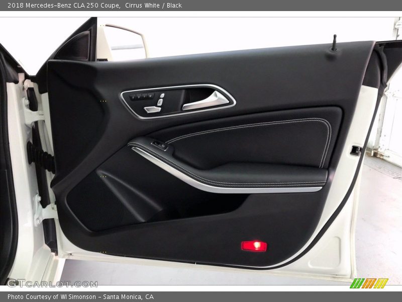 Cirrus White / Black 2018 Mercedes-Benz CLA 250 Coupe