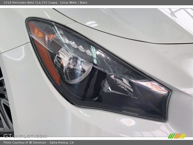 Cirrus White / Black 2018 Mercedes-Benz CLA 250 Coupe