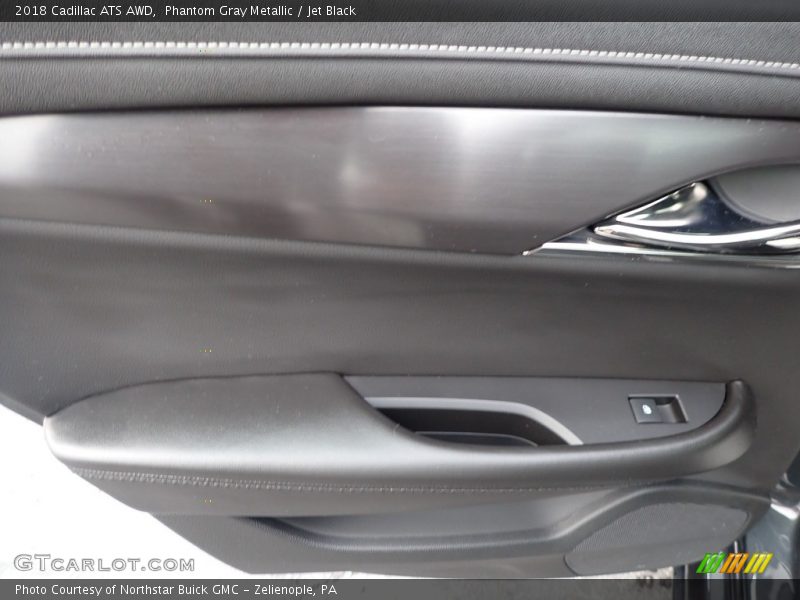 Phantom Gray Metallic / Jet Black 2018 Cadillac ATS AWD