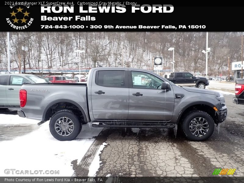 Carbonized Gray Metallic / Ebony 2021 Ford Ranger XLT SuperCrew 4x4