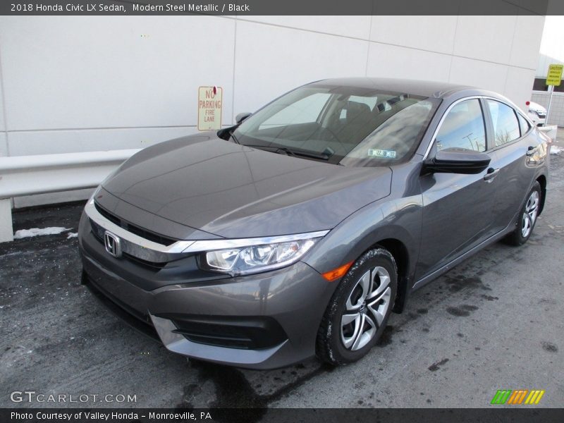 Front 3/4 View of 2018 Civic LX Sedan