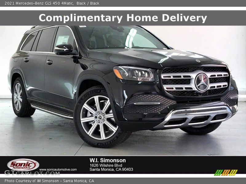 Black / Black 2021 Mercedes-Benz GLS 450 4Matic