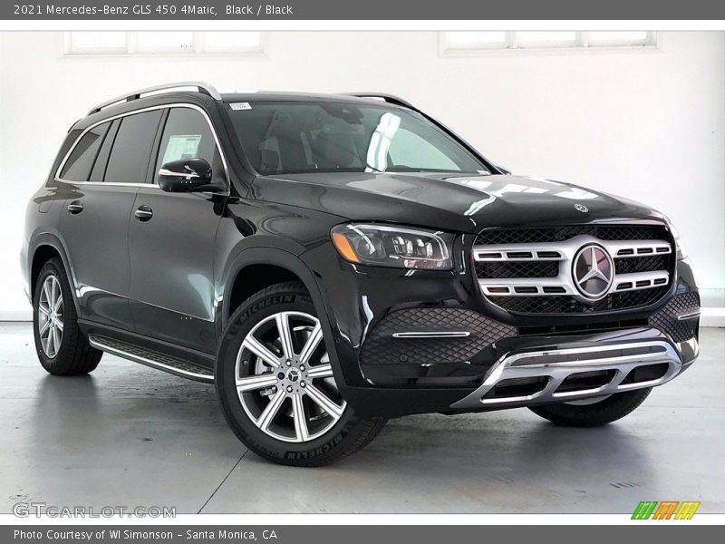Black / Black 2021 Mercedes-Benz GLS 450 4Matic