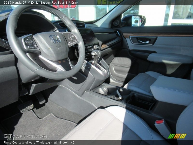 Basque Red Pearl II / Gray 2019 Honda CR-V EX-L