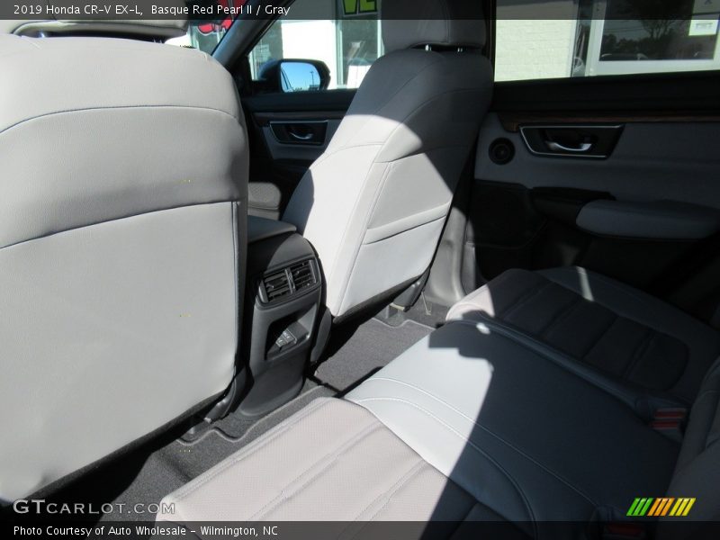 Basque Red Pearl II / Gray 2019 Honda CR-V EX-L