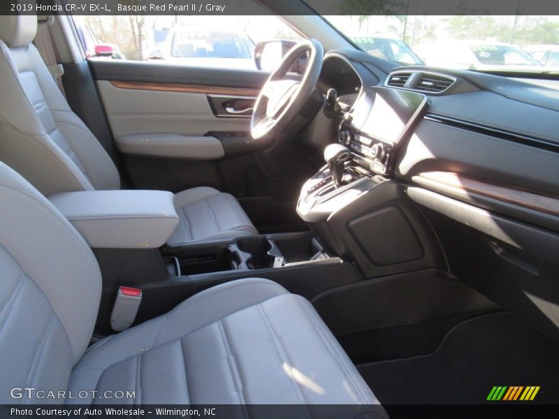 Basque Red Pearl II / Gray 2019 Honda CR-V EX-L