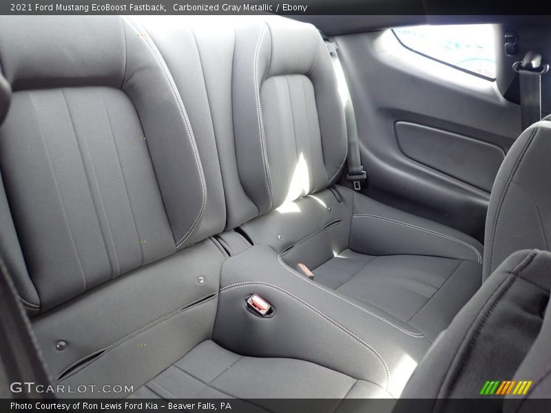 Rear Seat of 2021 Mustang EcoBoost Fastback