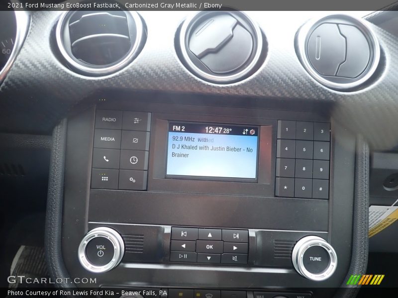 Carbonized Gray Metallic / Ebony 2021 Ford Mustang EcoBoost Fastback