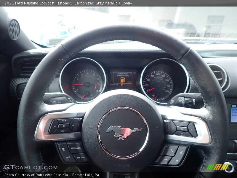  2021 Mustang EcoBoost Fastback Steering Wheel