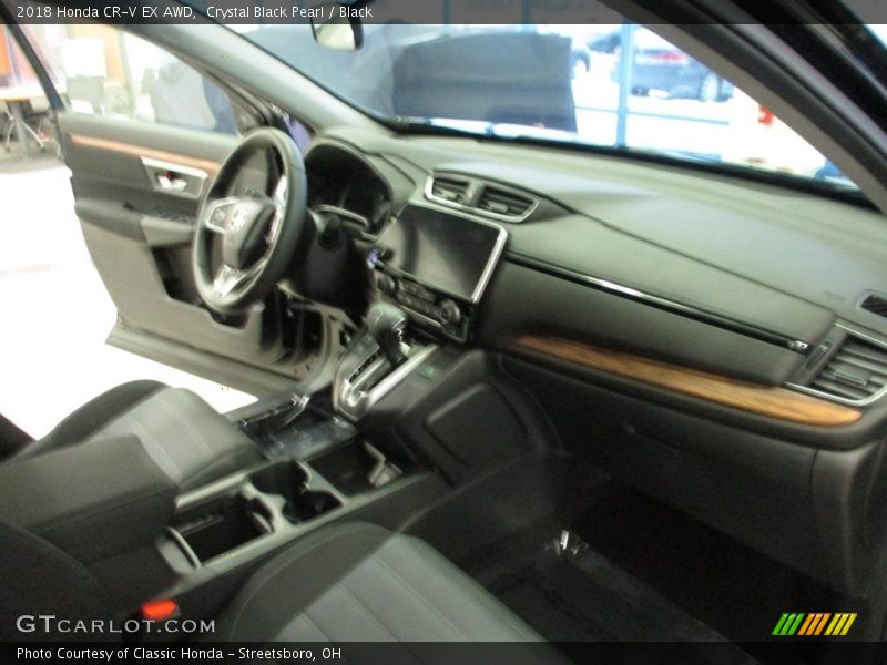 Crystal Black Pearl / Black 2018 Honda CR-V EX AWD