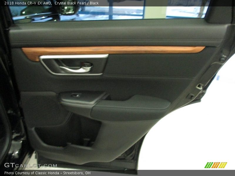 Crystal Black Pearl / Black 2018 Honda CR-V EX AWD