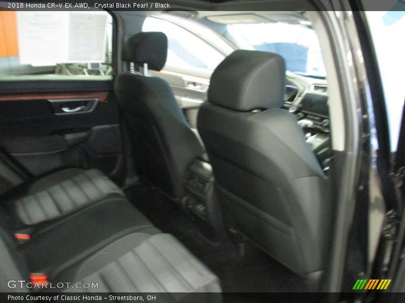 Crystal Black Pearl / Black 2018 Honda CR-V EX AWD