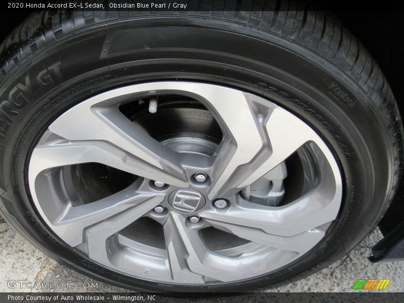 Obsidian Blue Pearl / Gray 2020 Honda Accord EX-L Sedan