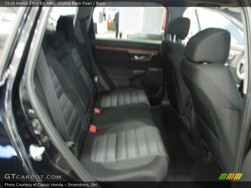 Crystal Black Pearl / Black 2018 Honda CR-V EX AWD