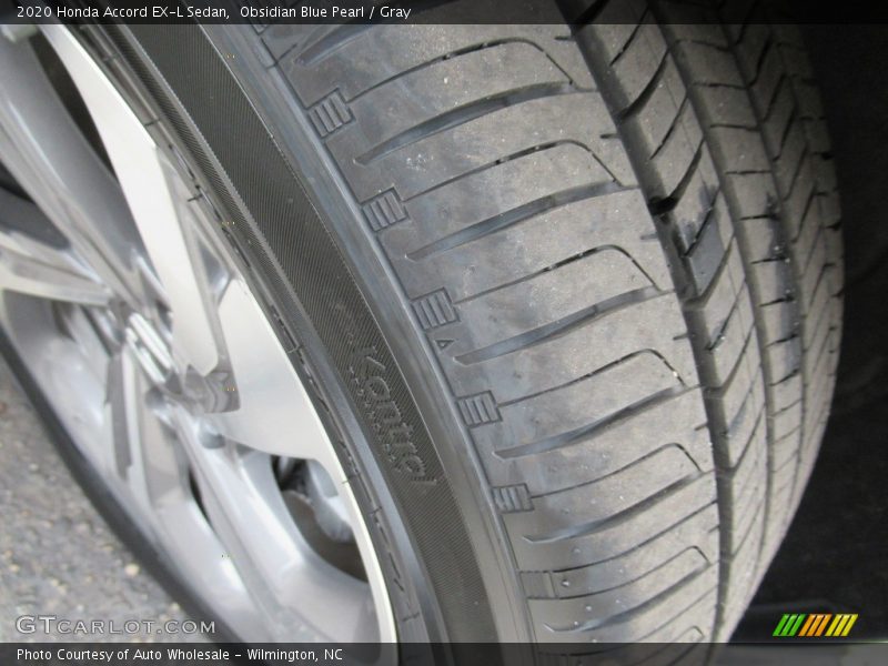 Obsidian Blue Pearl / Gray 2020 Honda Accord EX-L Sedan
