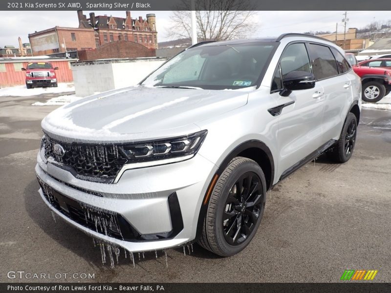 Sparkling Silver / Black 2021 Kia Sorento SX AWD