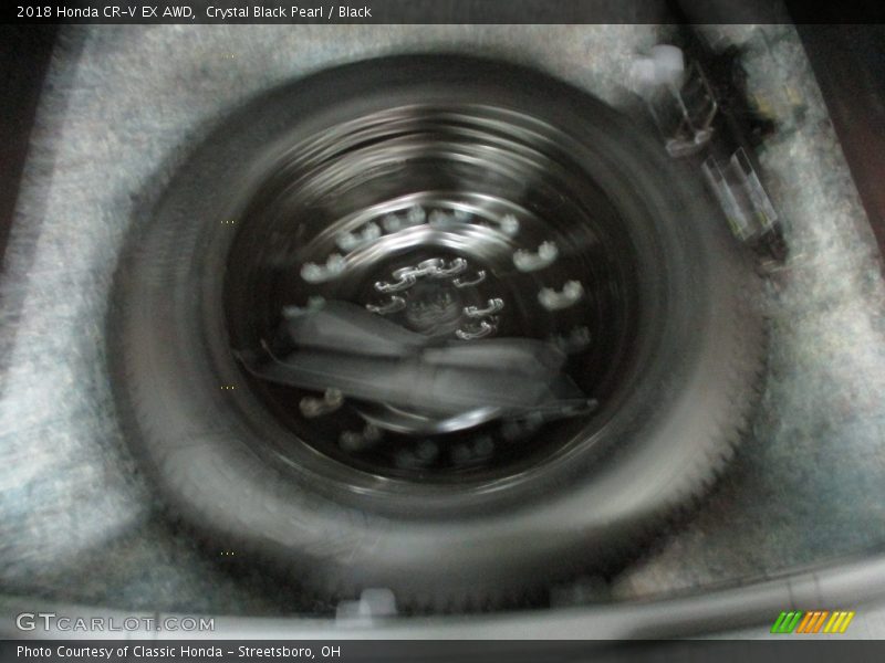 Crystal Black Pearl / Black 2018 Honda CR-V EX AWD