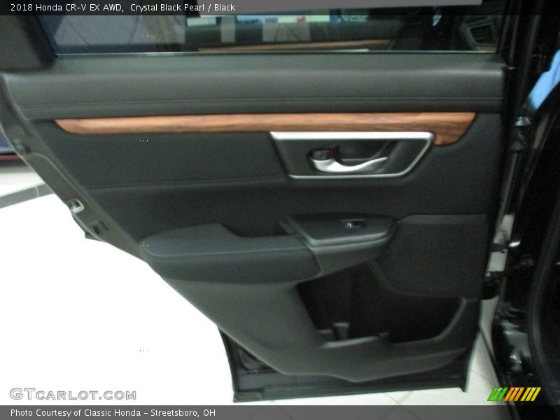 Crystal Black Pearl / Black 2018 Honda CR-V EX AWD