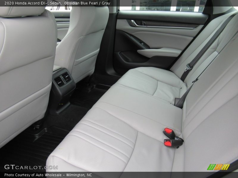 Obsidian Blue Pearl / Gray 2020 Honda Accord EX-L Sedan