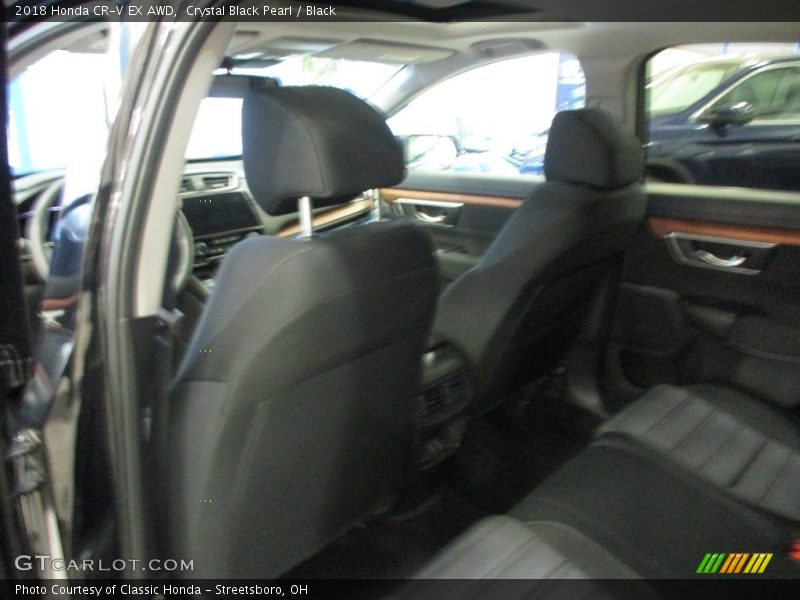 Crystal Black Pearl / Black 2018 Honda CR-V EX AWD