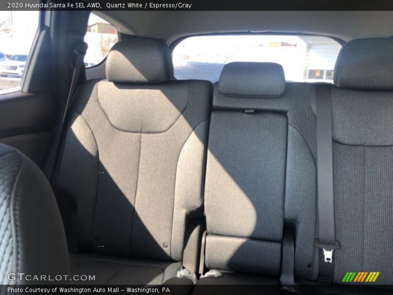 Quartz White / Espresso/Gray 2020 Hyundai Santa Fe SEL AWD