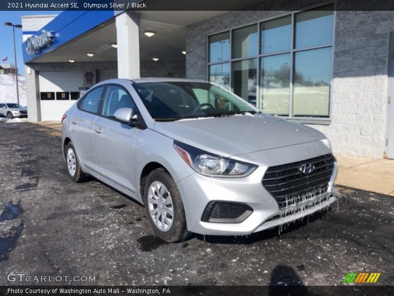 Olympus Silver / Black 2021 Hyundai Accent SE