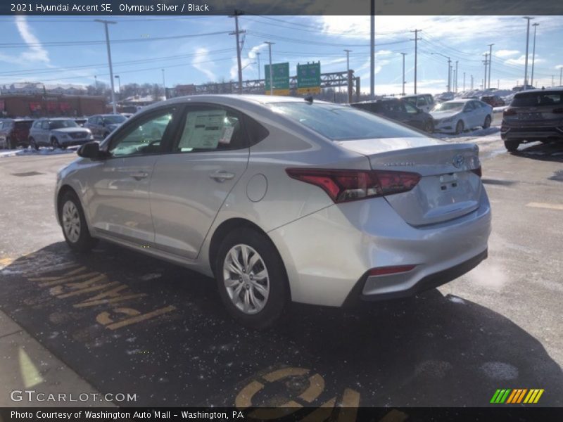 Olympus Silver / Black 2021 Hyundai Accent SE