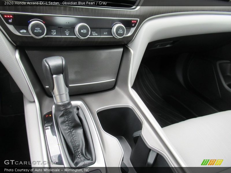 Obsidian Blue Pearl / Gray 2020 Honda Accord EX-L Sedan