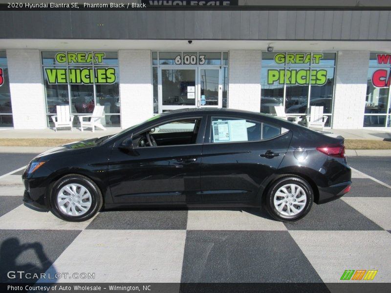 Phantom Black / Black 2020 Hyundai Elantra SE