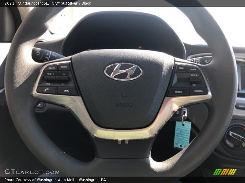 Olympus Silver / Black 2021 Hyundai Accent SE