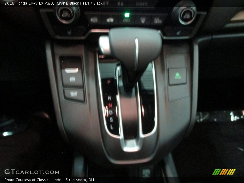Crystal Black Pearl / Black 2018 Honda CR-V EX AWD