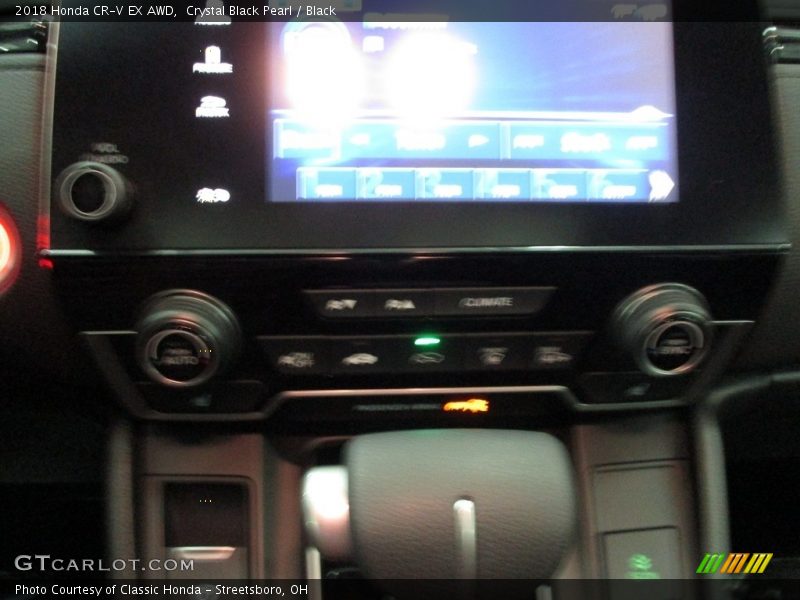 Crystal Black Pearl / Black 2018 Honda CR-V EX AWD