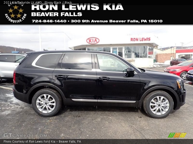 Ebony Black / Black 2021 Kia Telluride LX AWD