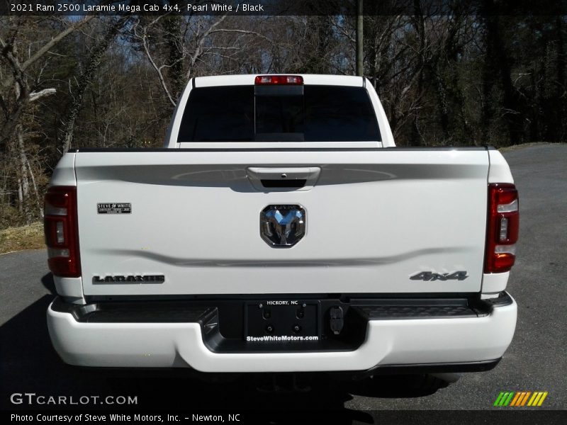 Pearl White / Black 2021 Ram 2500 Laramie Mega Cab 4x4