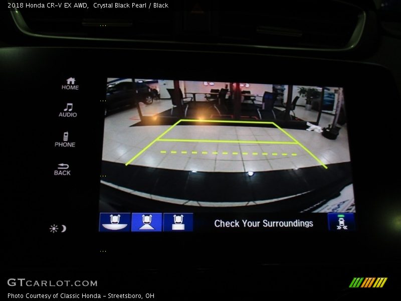 Crystal Black Pearl / Black 2018 Honda CR-V EX AWD