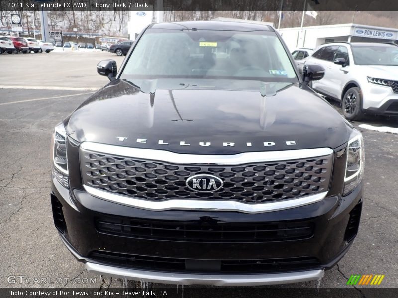 Ebony Black / Black 2021 Kia Telluride LX AWD