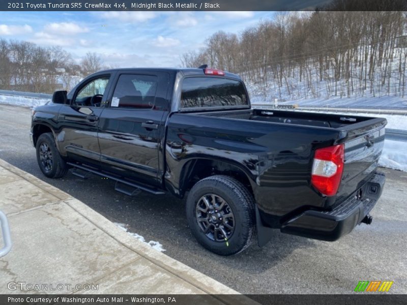 Midnight Black Metallic / Black 2021 Toyota Tundra SR5 CrewMax 4x4
