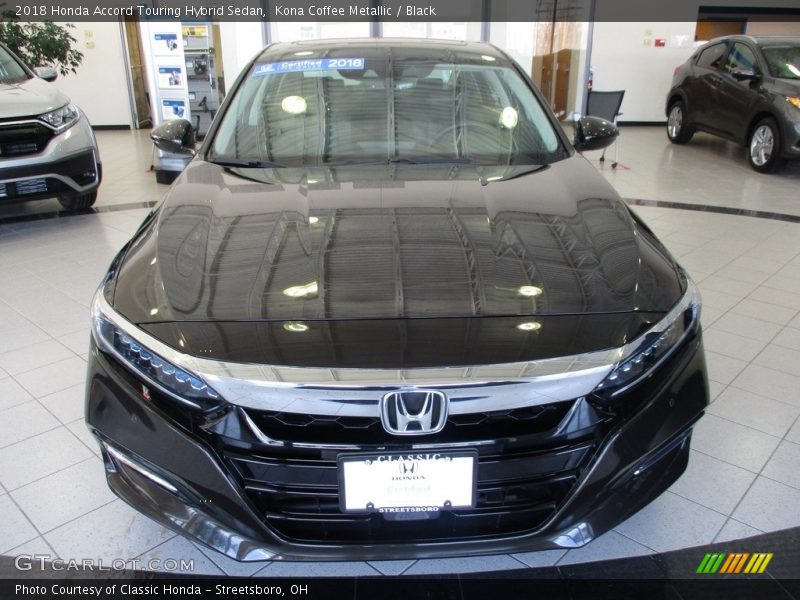 Kona Coffee Metallic / Black 2018 Honda Accord Touring Hybrid Sedan