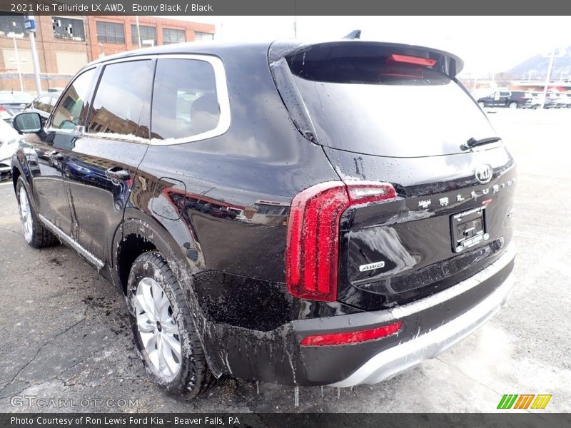 Ebony Black / Black 2021 Kia Telluride LX AWD