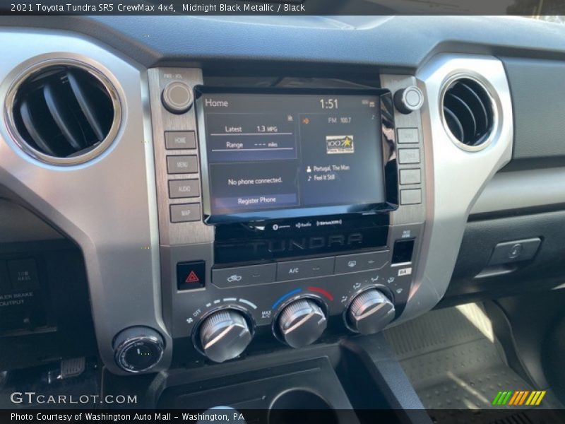Midnight Black Metallic / Black 2021 Toyota Tundra SR5 CrewMax 4x4