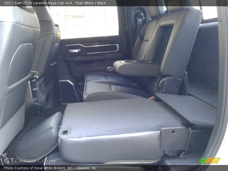 Pearl White / Black 2021 Ram 2500 Laramie Mega Cab 4x4