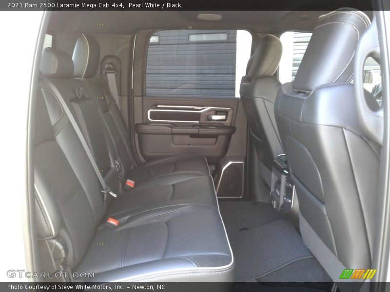 Pearl White / Black 2021 Ram 2500 Laramie Mega Cab 4x4