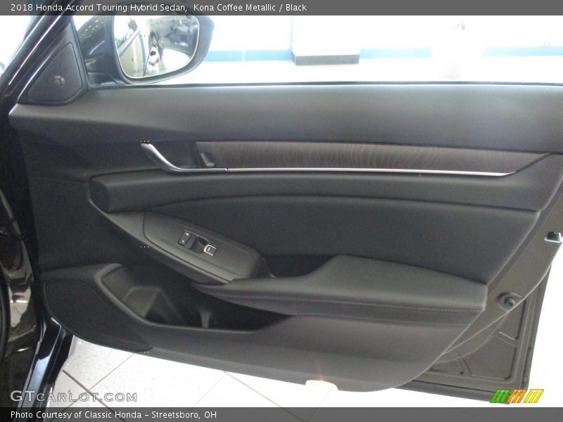 Kona Coffee Metallic / Black 2018 Honda Accord Touring Hybrid Sedan