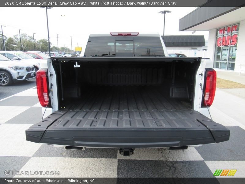 White Frost Tricoat / Dark Walnut/Dark Ash Gray 2020 GMC Sierra 1500 Denali Crew Cab 4WD
