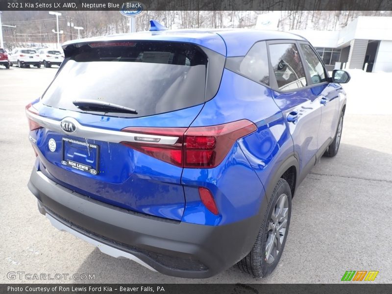 Neptune Blue / Black 2021 Kia Seltos LX AWD