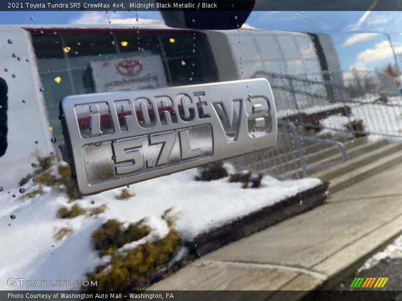 Midnight Black Metallic / Black 2021 Toyota Tundra SR5 CrewMax 4x4